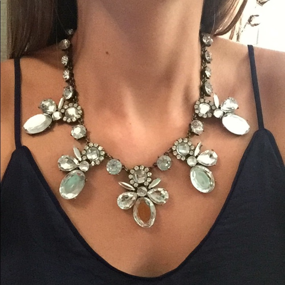 J. Crew Stone Collar Necklace